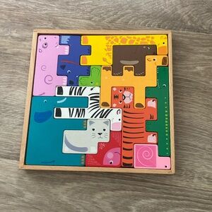 fun wooden animal puzzle